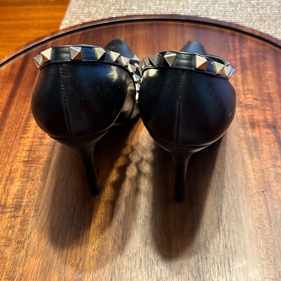 Black Studded Valentino Heel - Picture 3 of 4